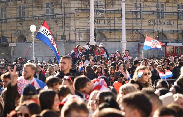 Zagreb: Svečani doček rukometaša nakon osvojenog srebra na Svjetskom prvenstvu