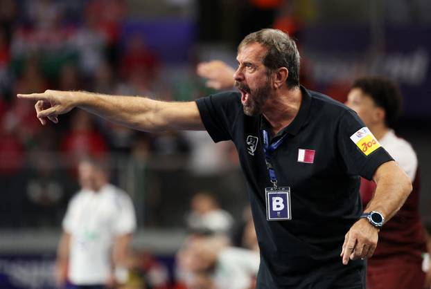 IHF Handball World Championships 2025 - Main Round II - Qatar v Hungary