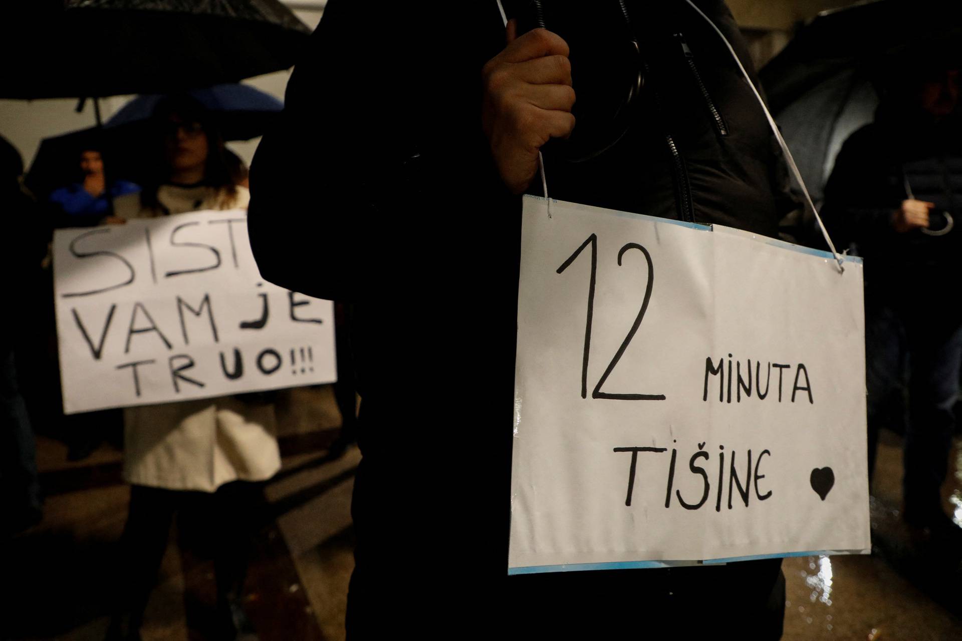 Protests after mass shooting in Podgorica