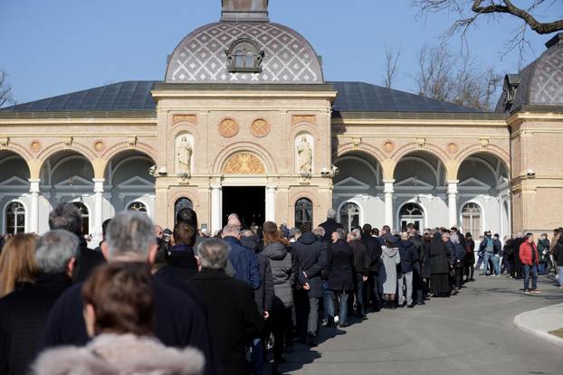 Zagreb: Odavanje počasti Miroslavu Ćiri Blaževiću na Mirogoju