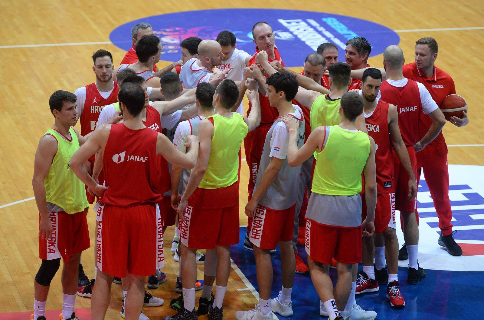 Zagreb: Trening košarkaške reprezentacije uoči kvalifikacija za EuroBasket