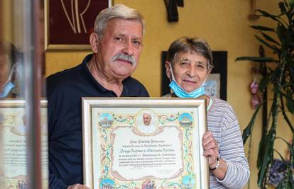 Drago i Marijana za zlatni pir dobili su blagoslov pape Franje