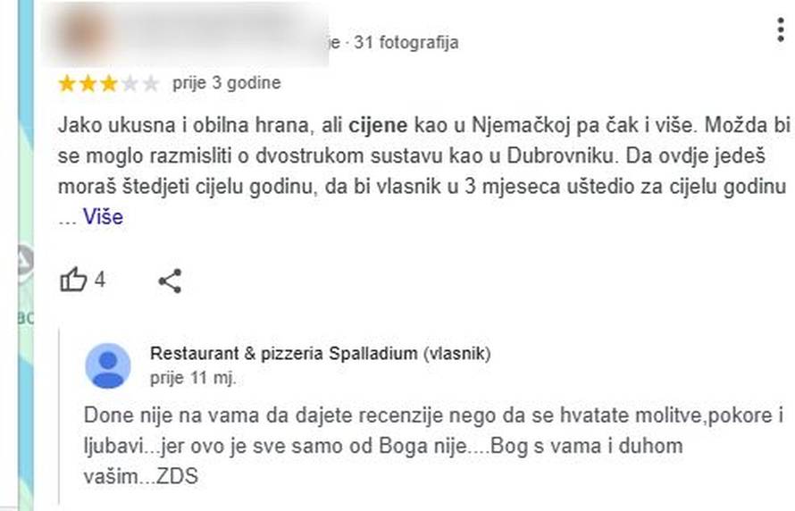 Ugostitelj iz Dalmacije  žestoko vrijeđao goste: 'Dijete povraća od pomisli da ste mu vi roditelji'