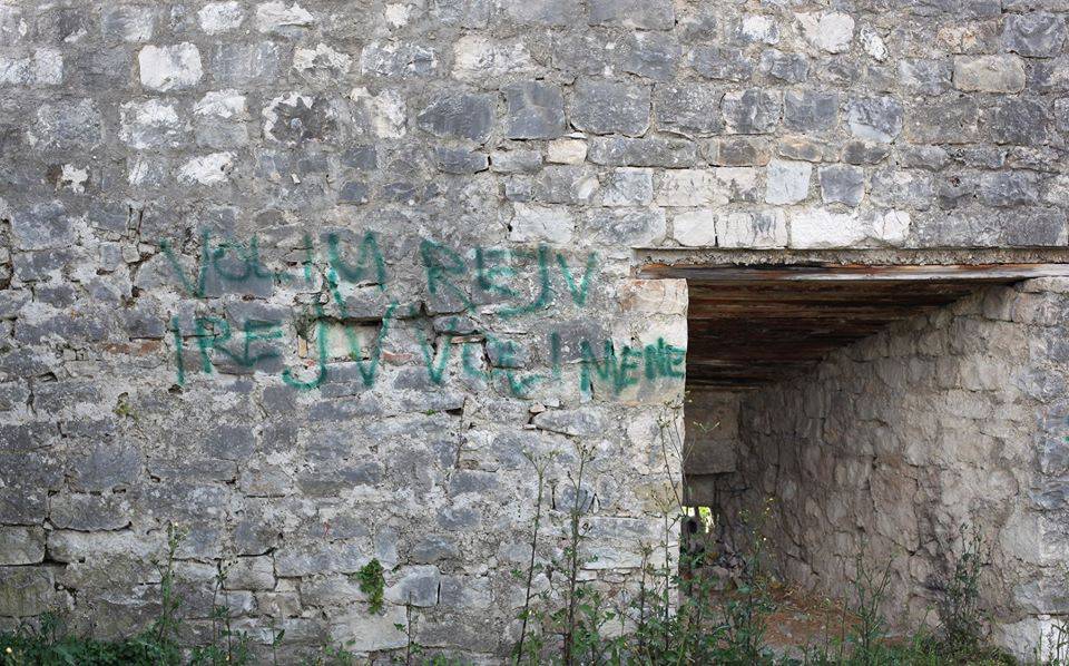 Devastacija: Povijesnu solinsku utvrdu išarali su grafitima