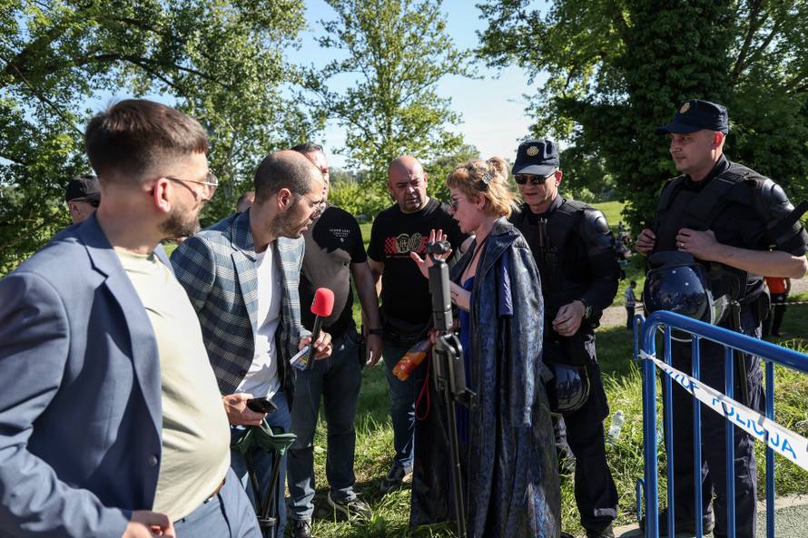 Zagreb: Privedena jedna  aktivistica na Trnjanskim kresovima