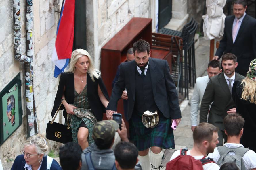 ARHIVA - 2024. Dubrovnik: Vjenčanje Nicole Artukovich i Liama Stewarta u crkvi sv.Ignacija