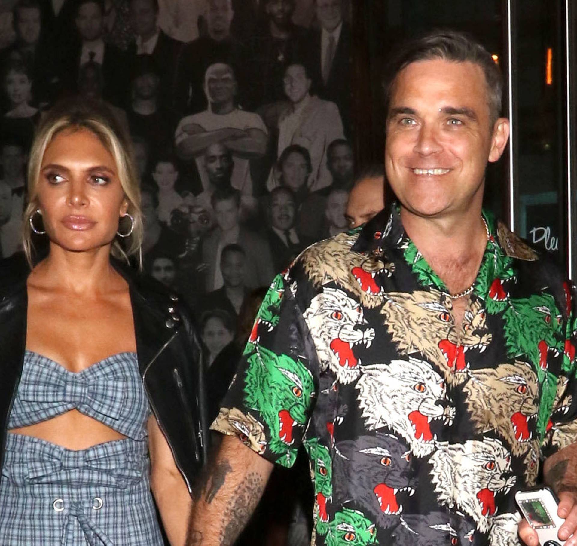 Robbie Williams and Ayda Field Sighting - Los Angeles