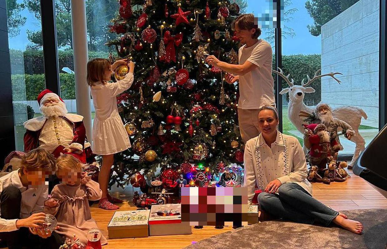 Zavirite u raskošni dom Luke Modrića: Nogometaš pokazao kako obitelj provodi blagdane