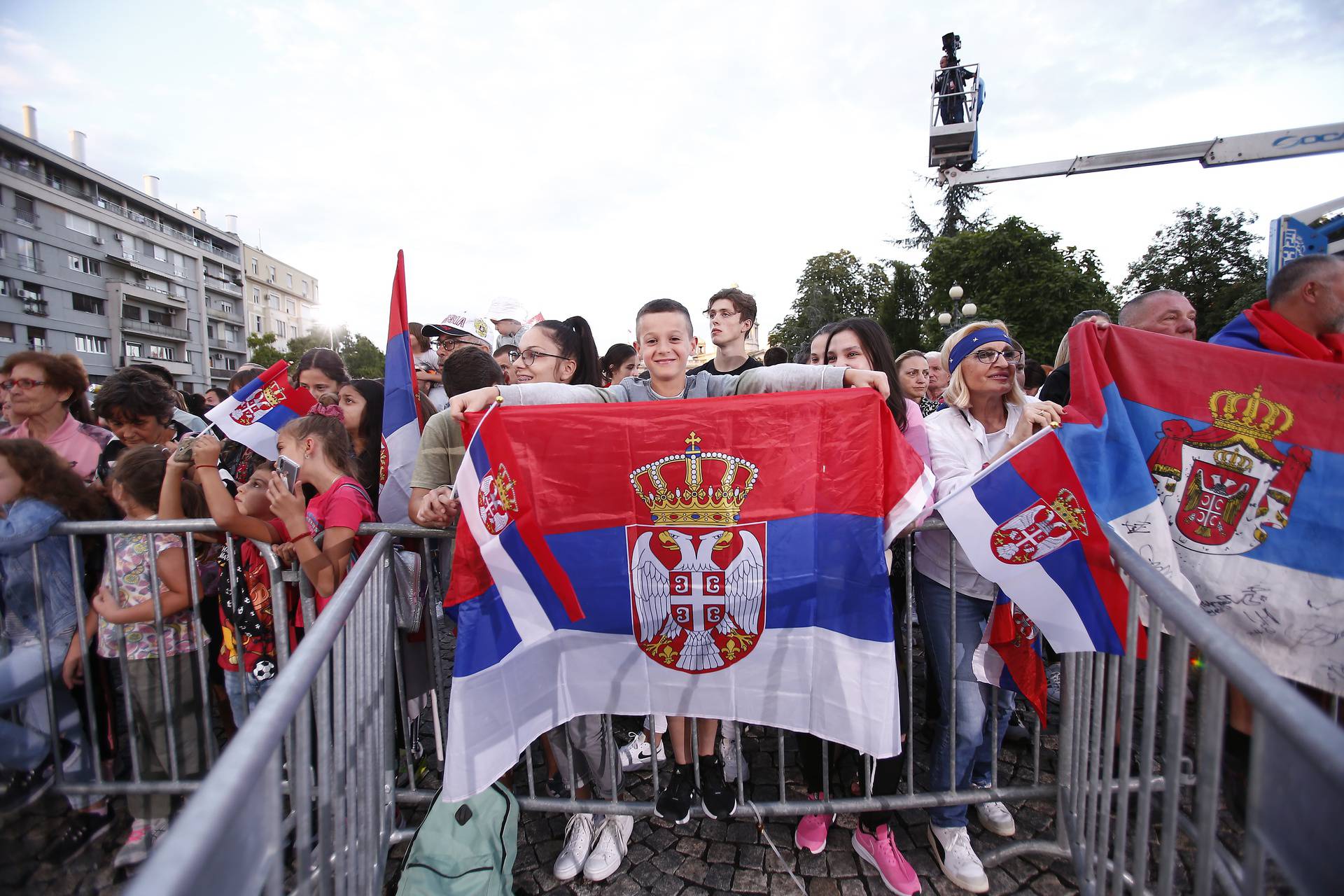 Beograd: Svečani doček Novaka Đokovića povodom osvajanja svog 7. Wimbledona