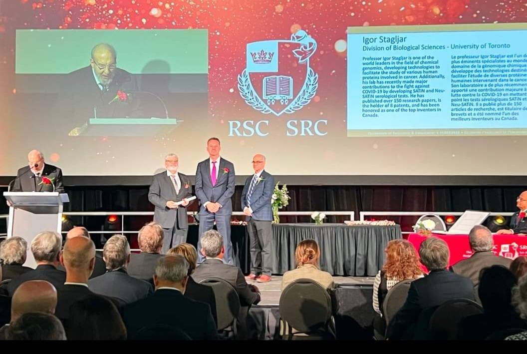 Igor Štagljar dobio nagradu kanadske akademije znanosti  za doprinos oko koronavirusa