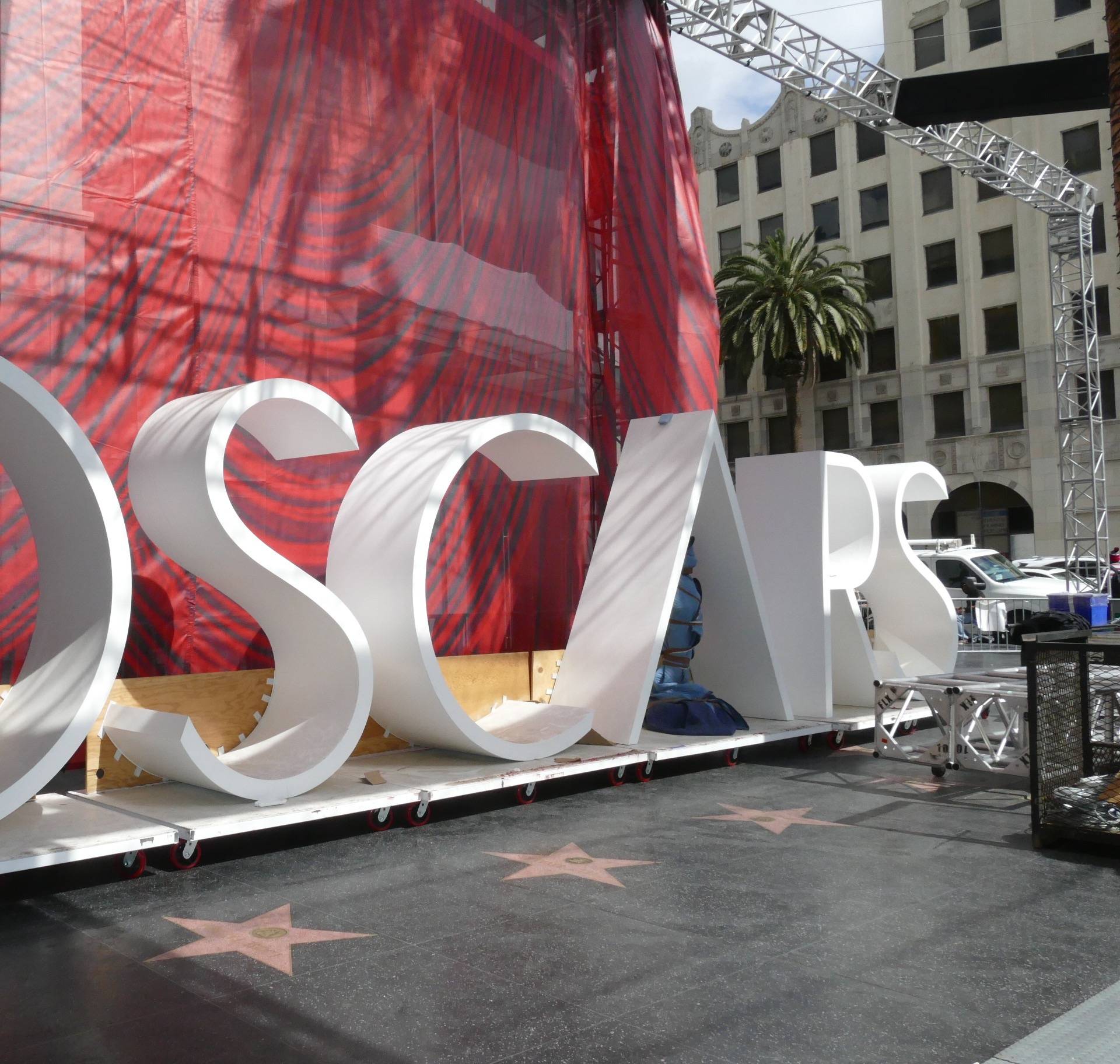 Oscars - Sign in front of the Dolby Theatre
