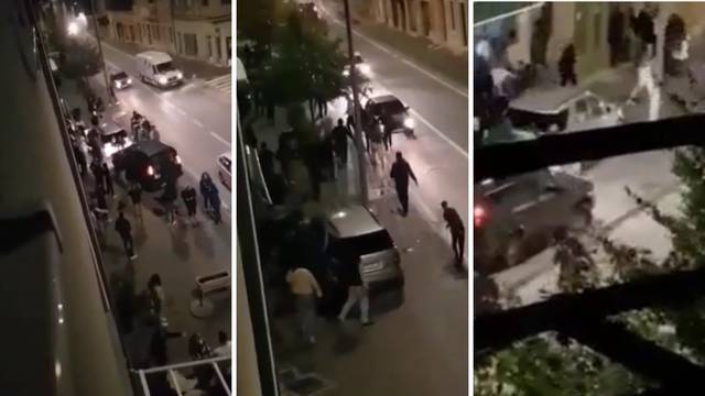 VIDEO Neredi u Kninu, potuklo se 30-ak ljudi: 'Bilo je gadno, srećom pa je policija brzo došla'