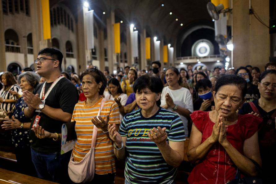 Mass following the death of Pope Francis