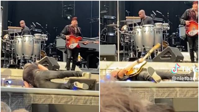 Bruce Springsteen se spotaknuo usred nastupa, maknuo gitaru sa sebe i ostao ležati na podu..