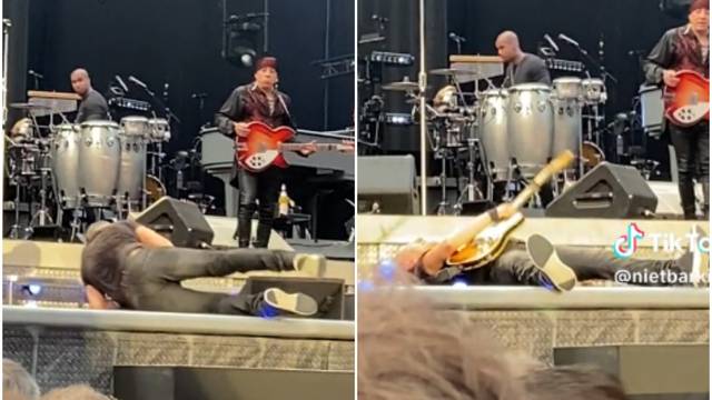 Bruce Springsteen se spotaknuo usred nastupa, maknuo gitaru sa sebe i ostao ležati na podu..