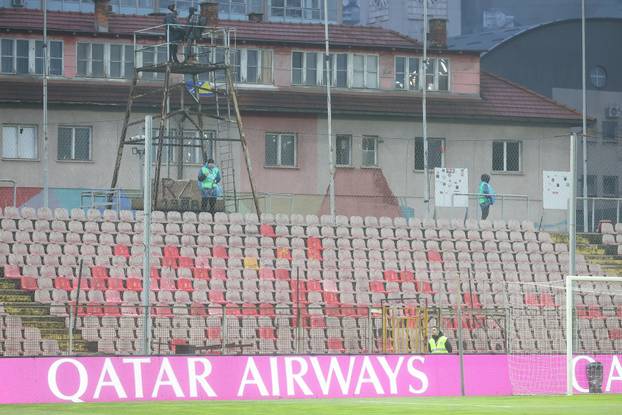 Zenica: Navijači očekuju početak utakmice između Bosne i Hercegovine i Italije
