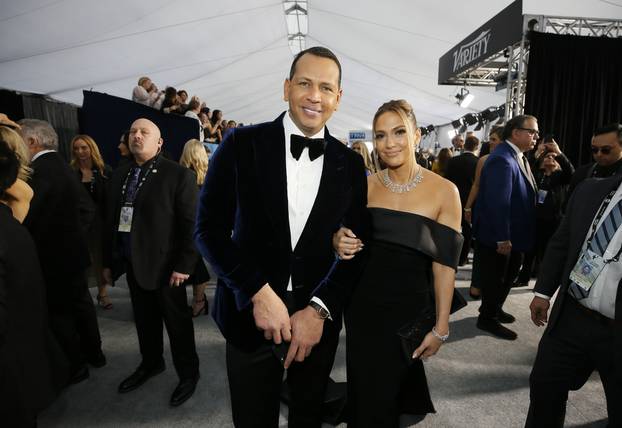 26th Screen Actors Guild Awards – Arrivals – Los Angeles, California, U.S., January 19, 2020 –  Alex Rodriguez and Jennifer Lopez.