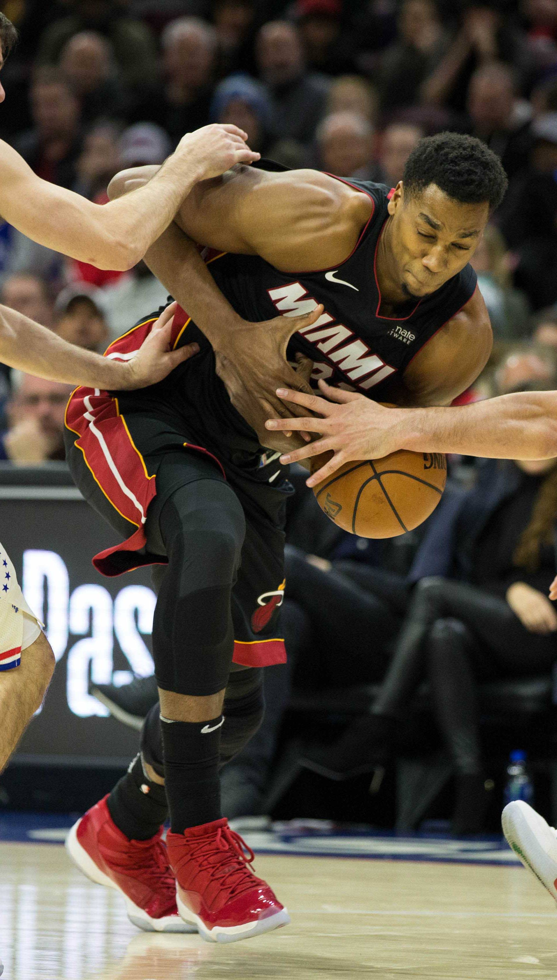 NBA: Miami Heat at Philadelphia 76ers