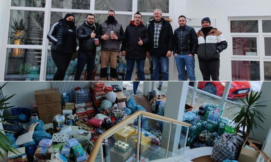Iz Njemačke stiže još kombija i kamiona punih stvari: 'Čovjek je s dizalicom otišao za Petrinju'