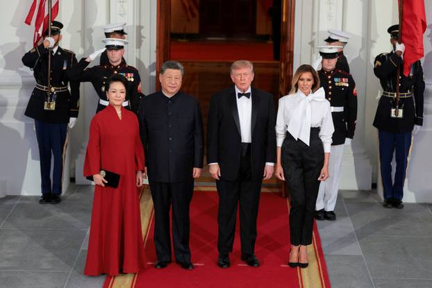 US President Trump hosts state dinner for Chinese President Xi Jinping in Washington