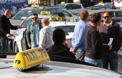 Splitski taksisti prosvjeduju: Ne želimo 40 posto više vozila