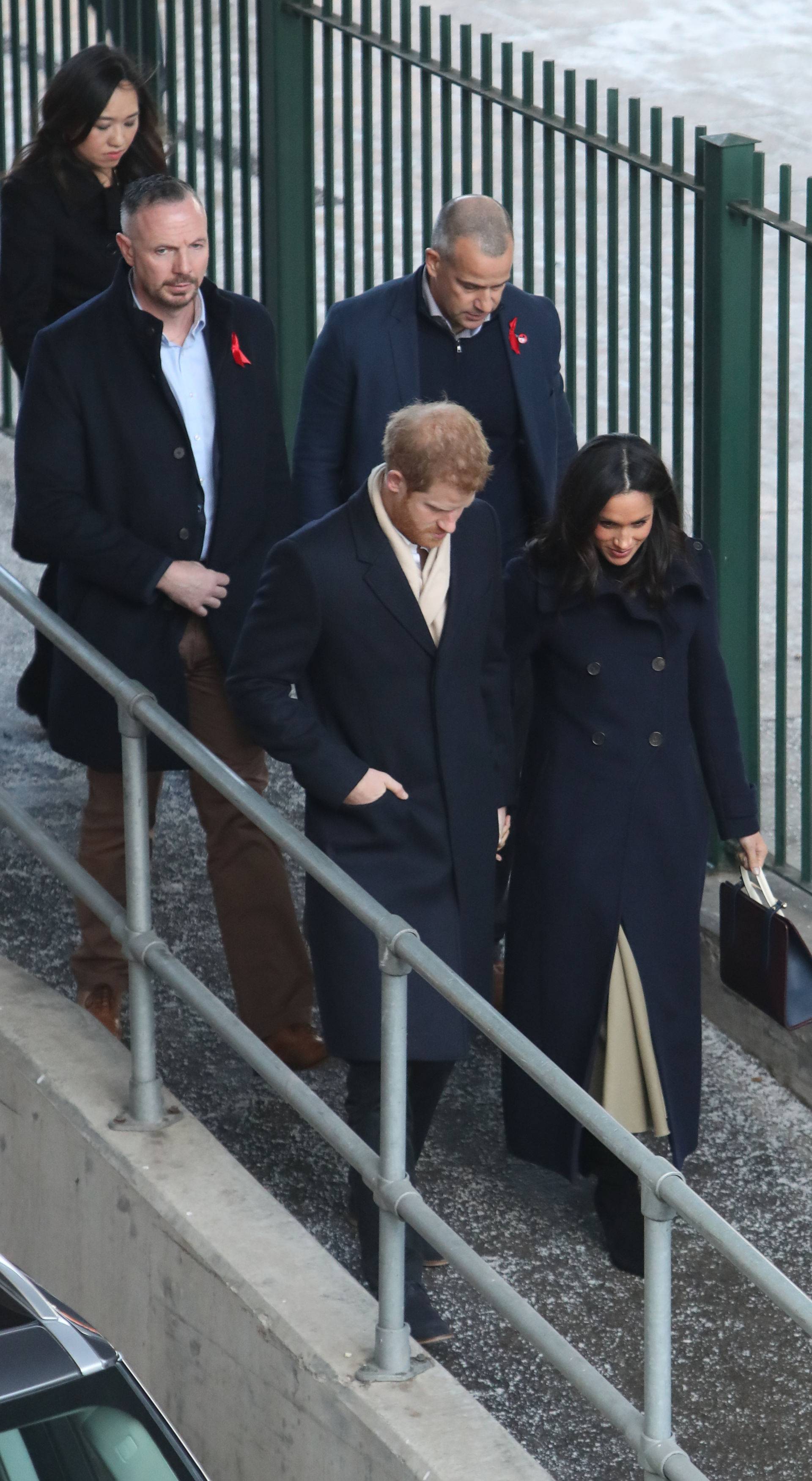 Prince Harry and Meghan Markle visit to Nottingham