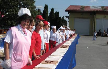 Najveći kolač u Hrvatskoj radili dva dana i dvije noći