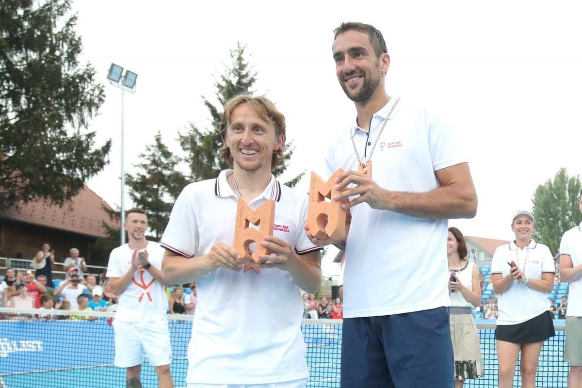 Modrić i Čilić slavili u Petrinji: Provukli smo se kao Englezi...