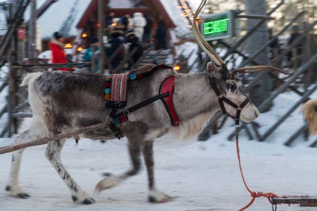 Christmas Day Beyond The Arctic Circle, Rovaniemi, Finland - 25 Dec 2025