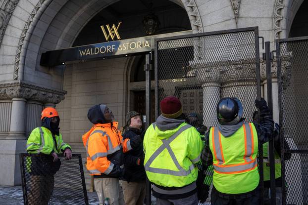 Preparations ahead of U.S. President-elect Trump's inauguration in Washington