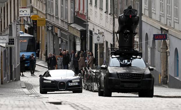 Zagreb: Bugatti u Radićevoj ulici na snimanju 