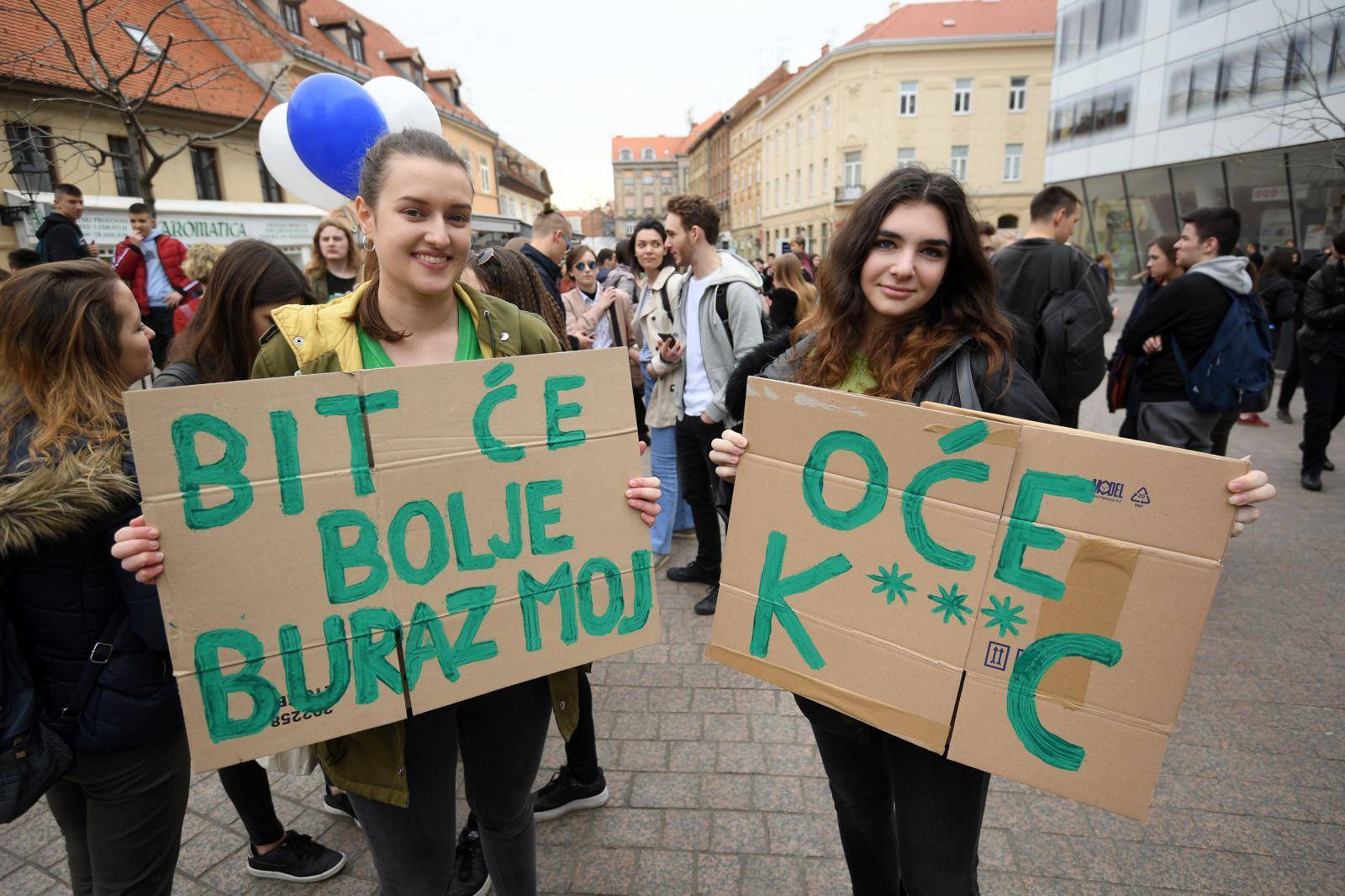 Ovo je globalni štrajk za klimu: Pridružili se i hrvatski učenici...