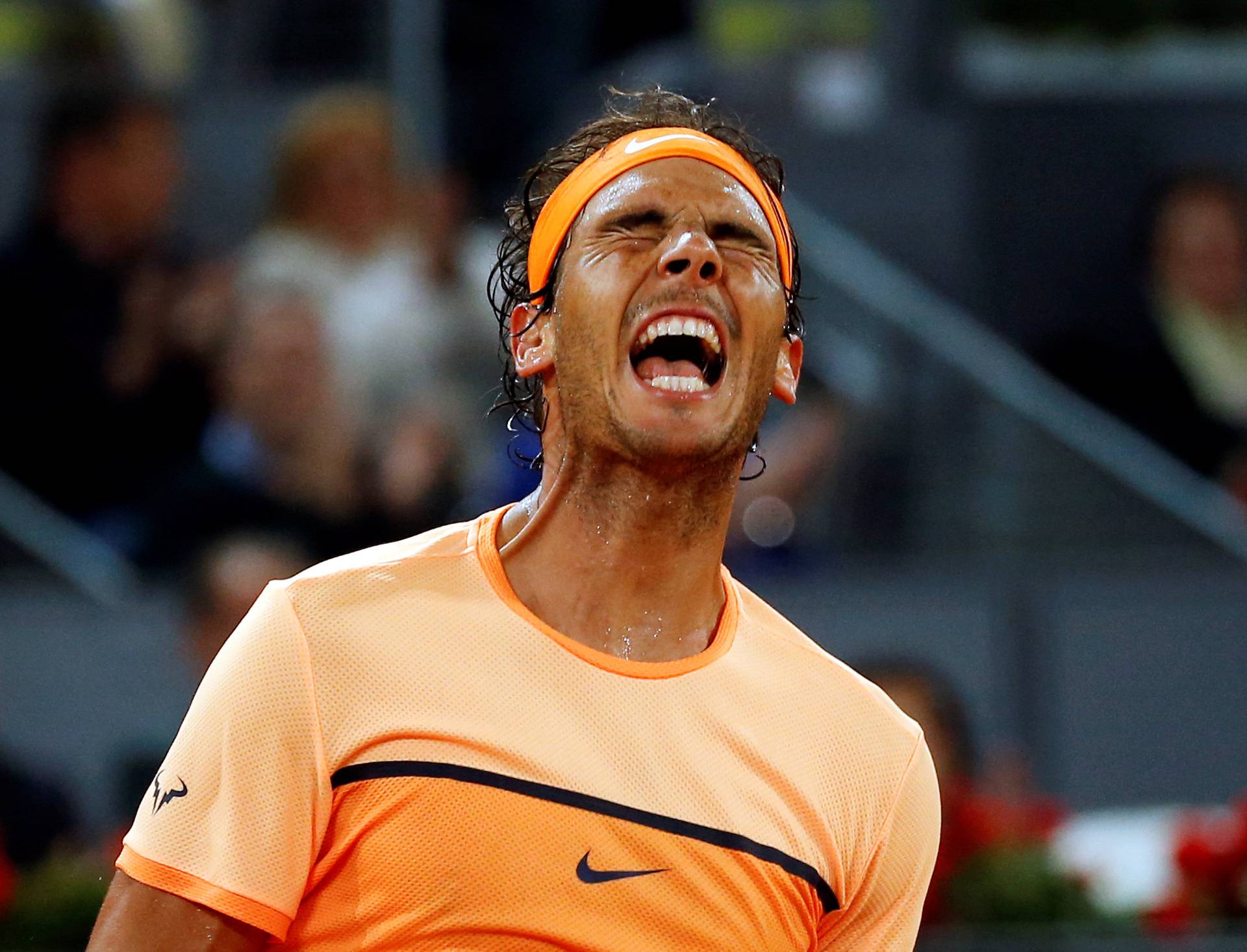 Tennis - Madrid Open - Rafael Nadal of Spain v Joao Sousa of Portugal