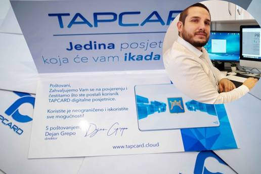 TAPCARD: Digitalna posjetnica koja dijeli vaše podatke u trenu