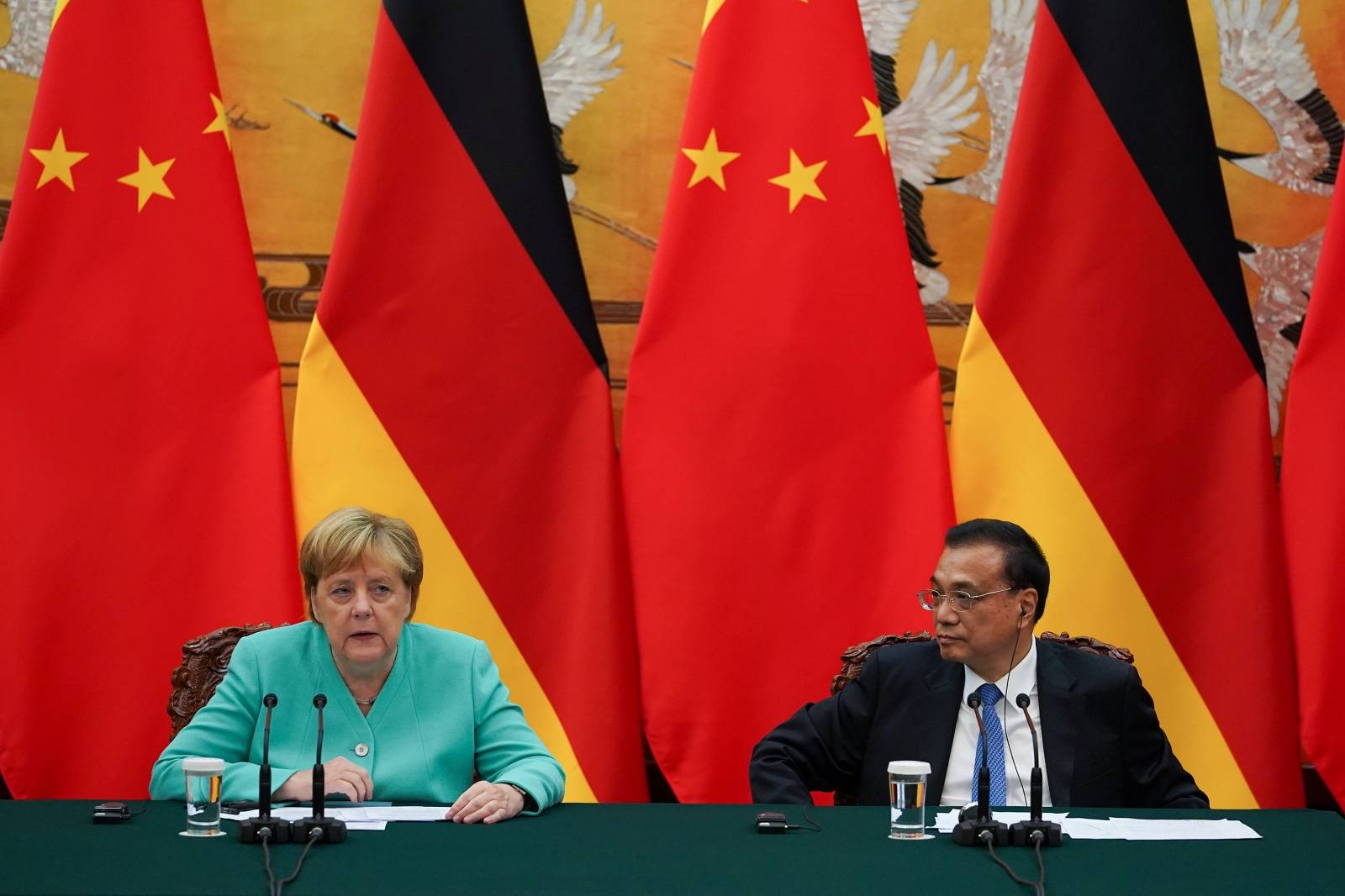 German Chancellor Angela Merkel visits China