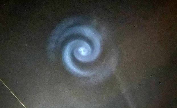 100 slika spiralnog fenomena na nebu koji je šokirao Hrvate