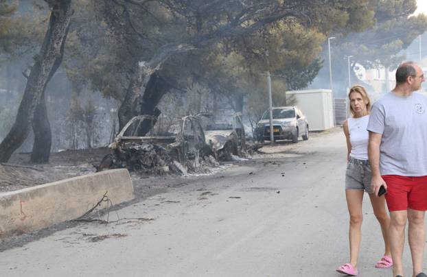 Posljedice požara kod Omiša