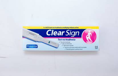 Pasante Clear Sign testovi trudnoće na policama