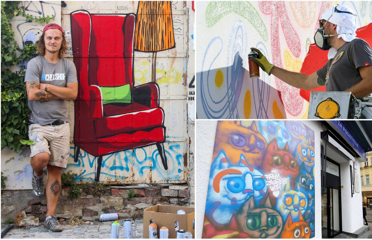 Oni uljepšavaju zidove u našim gradovima: Mural je kao freska, a od crtanja se može i živjeti