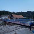 Bujica u slovenskom mjestu odnijela most, poduzetnik im u jednom danu izgradio novi