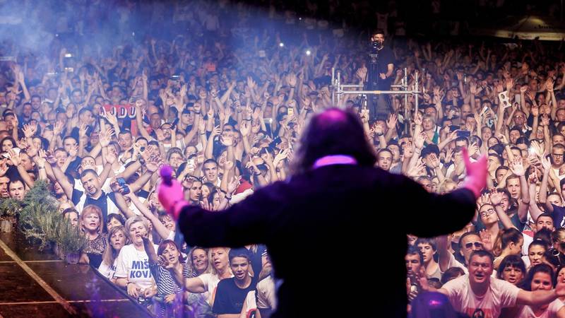 FOTO Ovako je izgledao posljednji veliki koncert Miše Kovača pred 30.000 ljudi