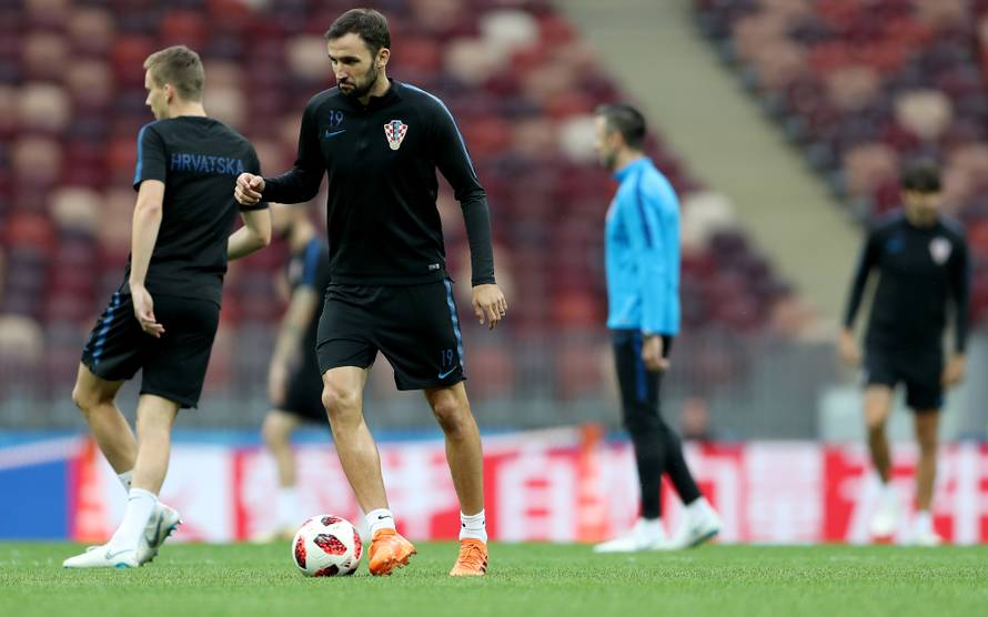Moskva: Trening hrvatske nogometne reprezentacije