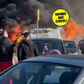 Dramatični video iz Dubrave! Vatra progutala aute i kombi