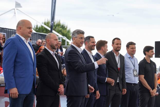 Zadar: Predsjednik Vlade RH Andrej Plenkovi&cacute; prisustvovao je natjecanju 3x3 FIBA World Tour