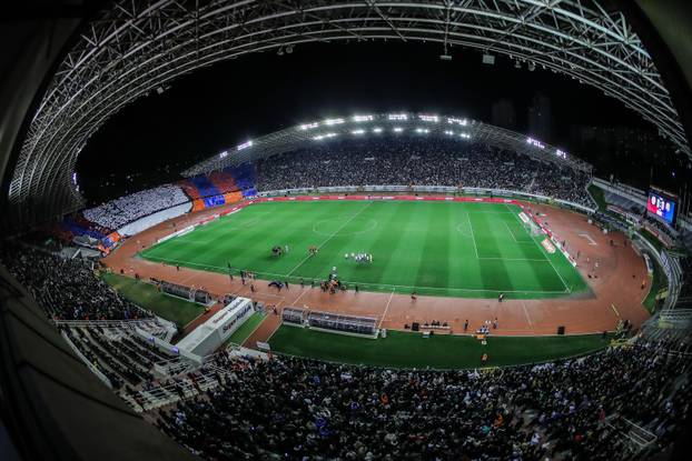 Split: Performans Torcide tijekom susreta Hajduka i Dinama