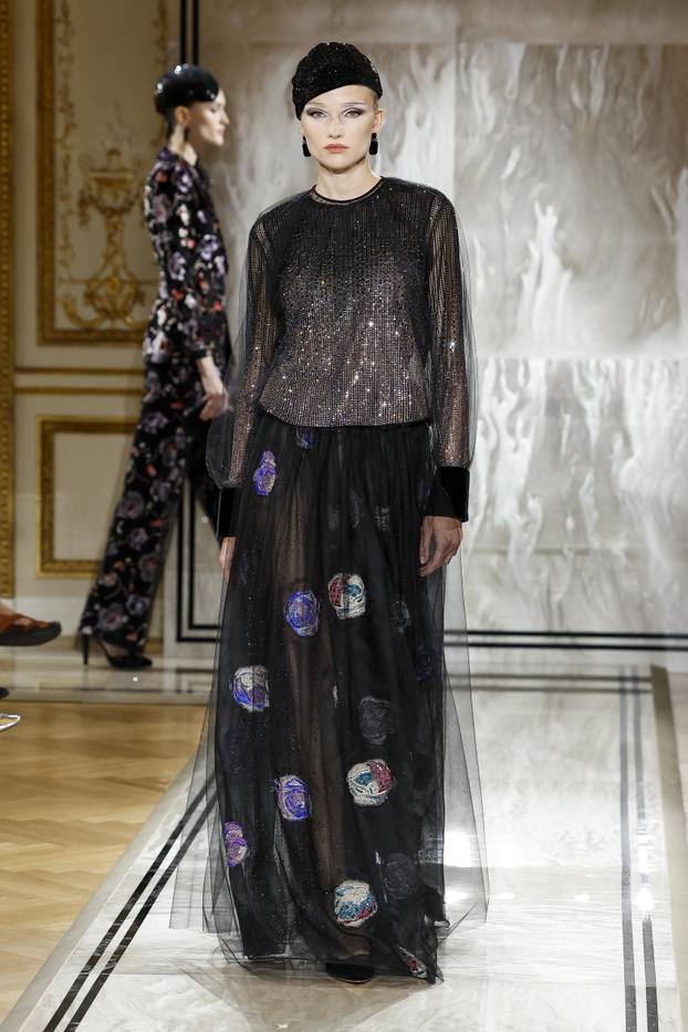 GIORGIO ARMANI PRIVÃ Haute Couture Fall/Winter 2025-2026 Runway during Paris Haute Couture Fashion Week on July 2025 - Paris; France 08/07/2025