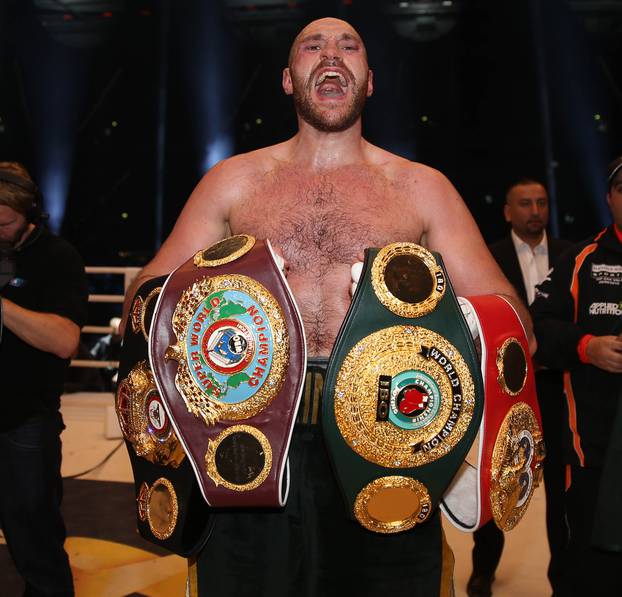 Wladimir Klitschko v Tyson Fury WBA WBO IBF IBO He