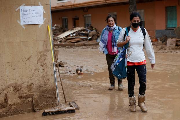 Aftermath of floods in Spain