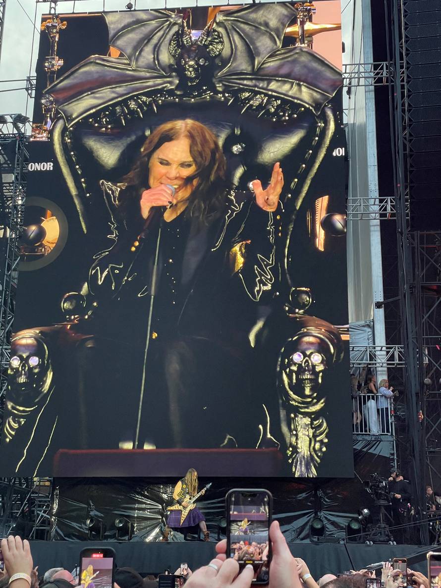 Ozzy Osbourne performs at his farewell show