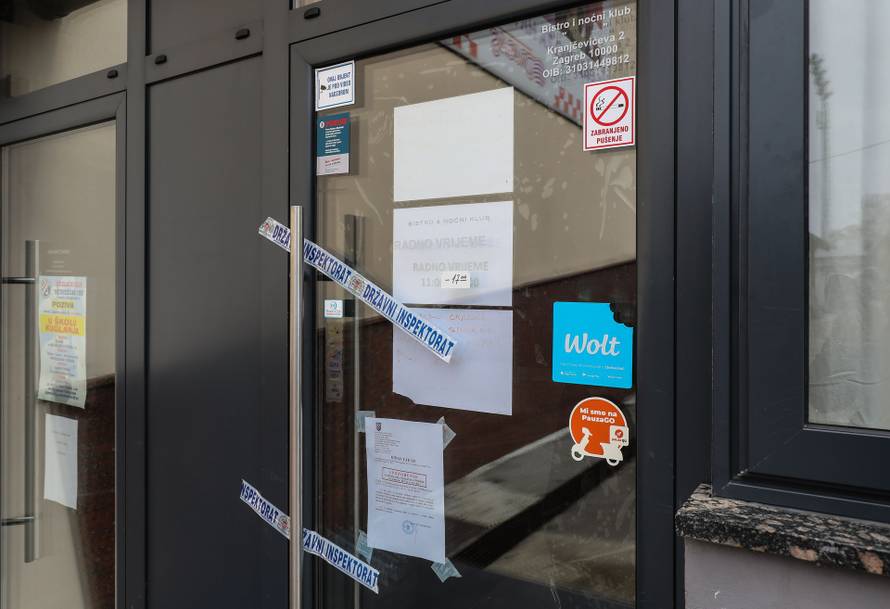 Zagreb: Zatvoreni restoran Dragaš u Kranjčevićevoj ulici